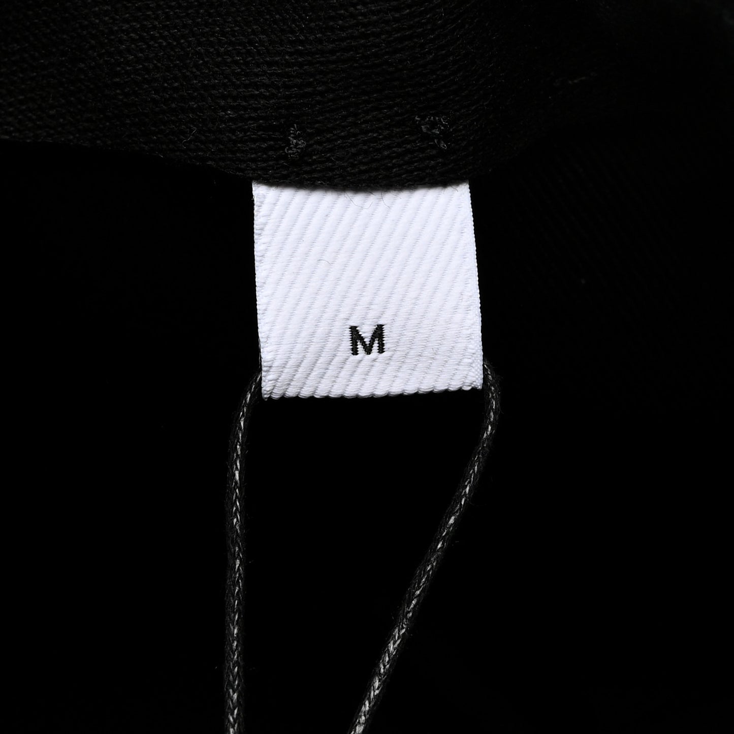 Cotton Twil TB Monogram Baseball Hat M Black