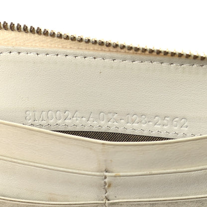 Fendi Zucchino Spalmati FF Multicolor Zip Around Wallet White Multicolor 10 of 18