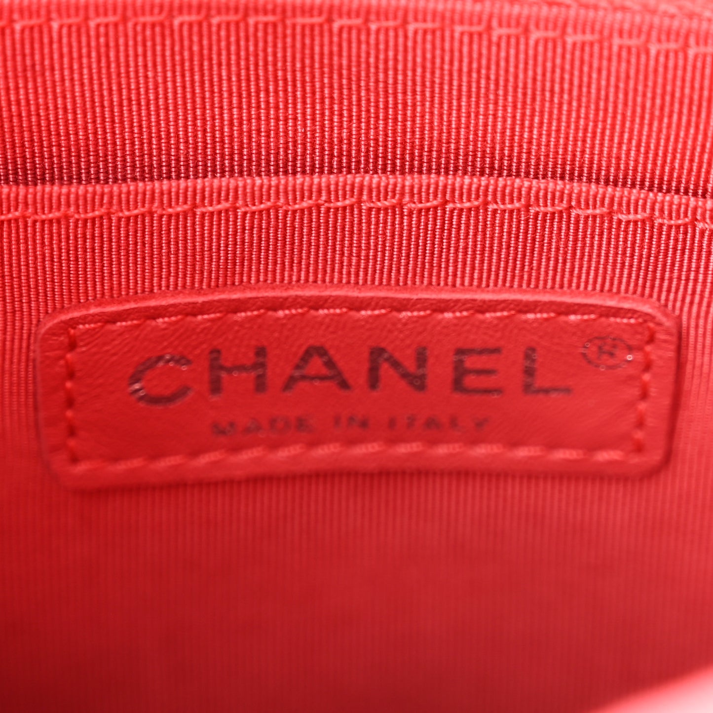 Lambskin Quilted Small Urban Spirit Backpack Red