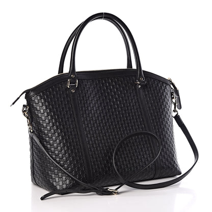 Gucci Soft Microguccissima Dome Satchel Black 3 of 9