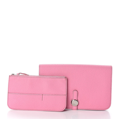 Hermes Togo Dogon Combined Wallet 5P Pink 3 of 9