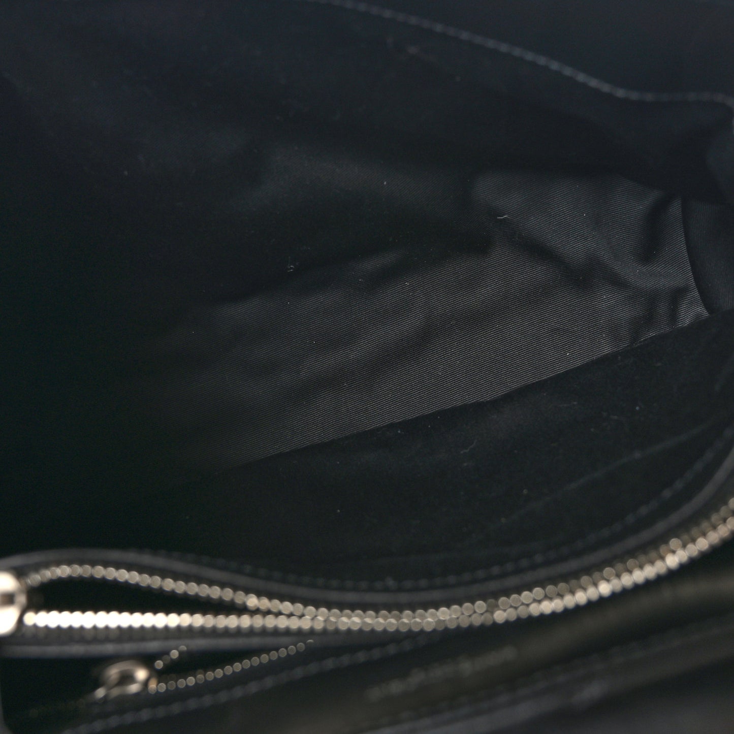 Calfskin Y Quilted Monogram Medium Loulou Chain Satchel Black