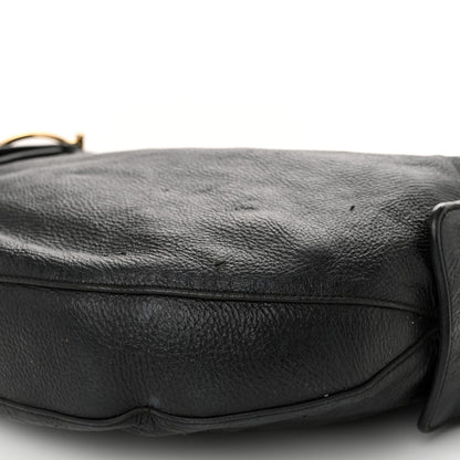 Salvatore Ferragamo Grained Calfskin Hobo Black 10 of 12