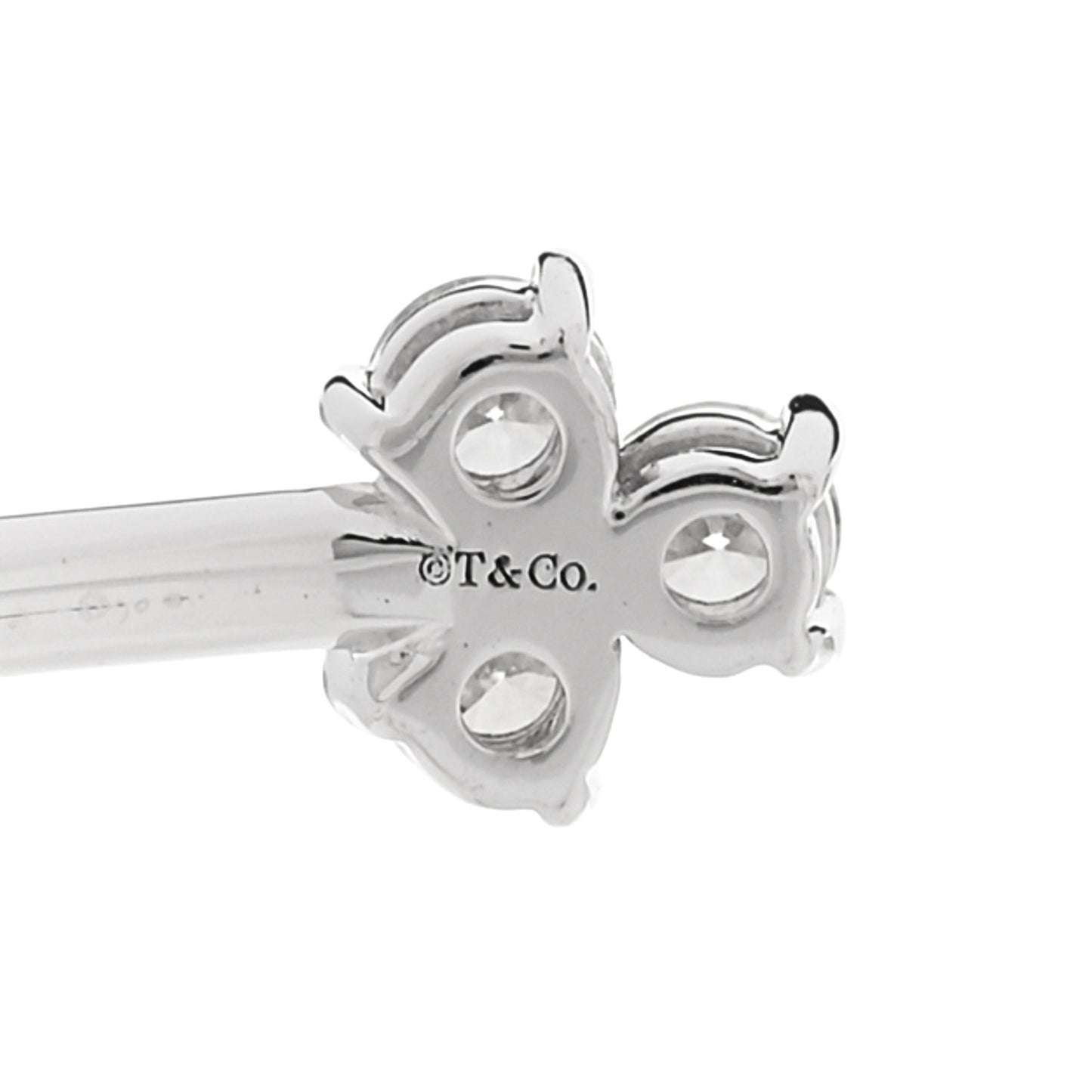 18K White Gold Diamond Aria Wire Bracelet