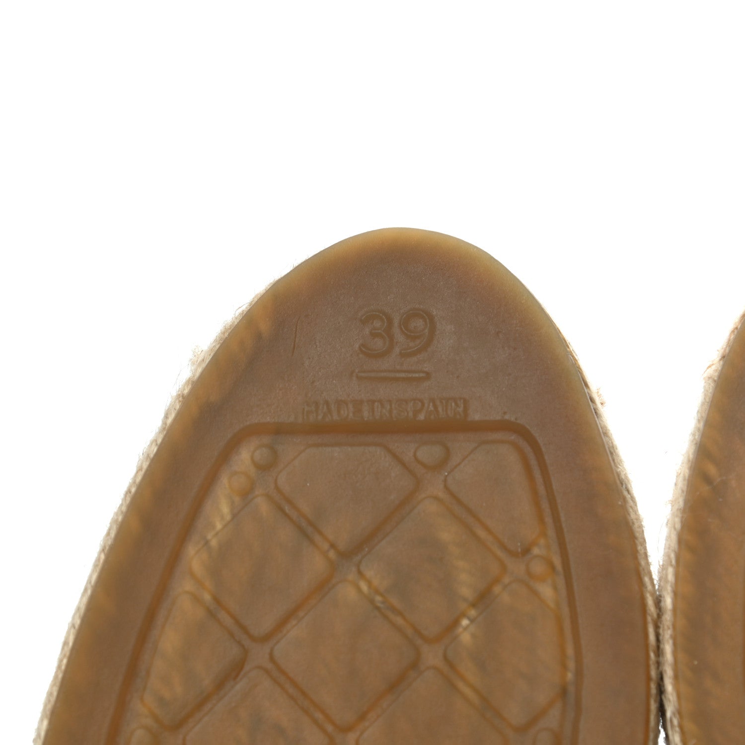 Chanel Printed Canvas Grosgrain Espadrilles 39 Pink Black 7 of 9
