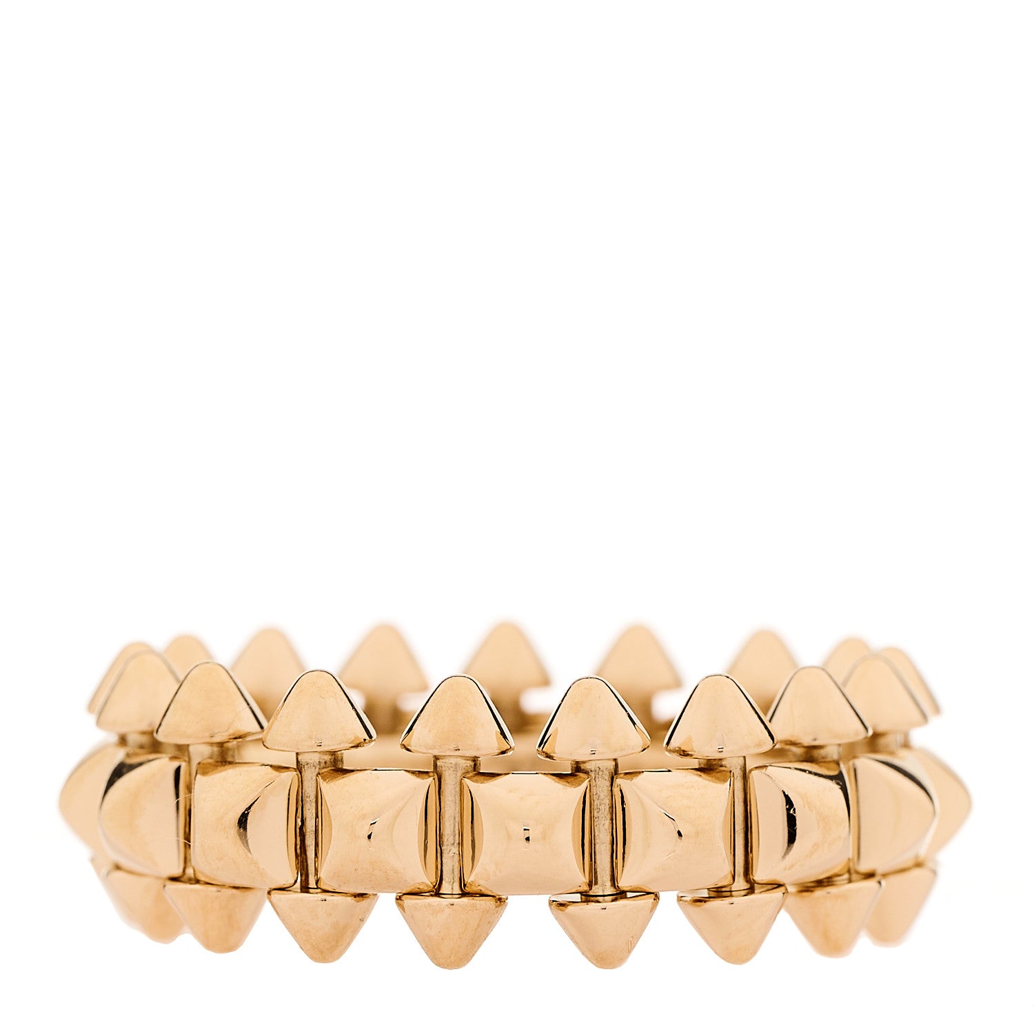 Cartier 18K Pink Gold MM Clash De Cartier Ring 54 6.75 1 of 5