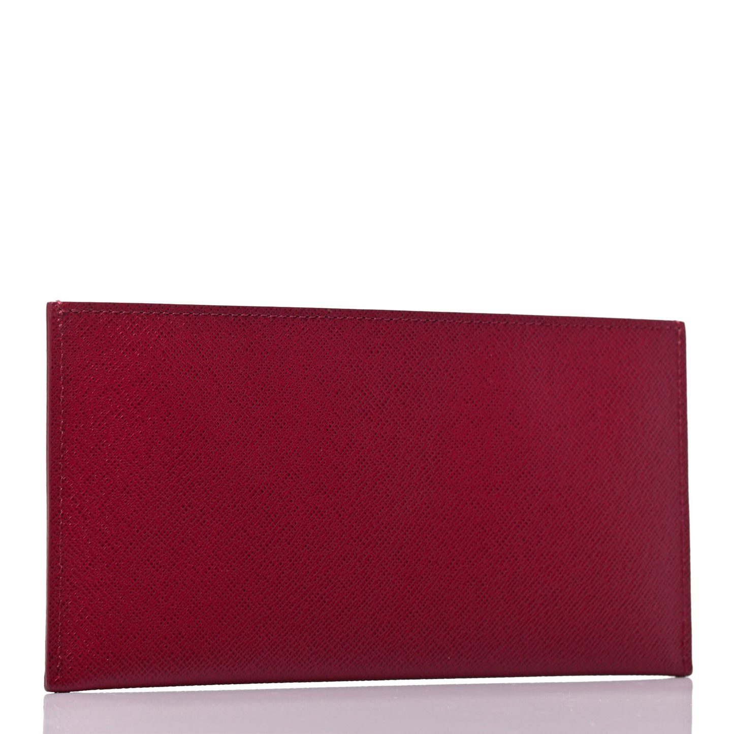 Calfskin Felicie Card Holder Insert Fuchsia