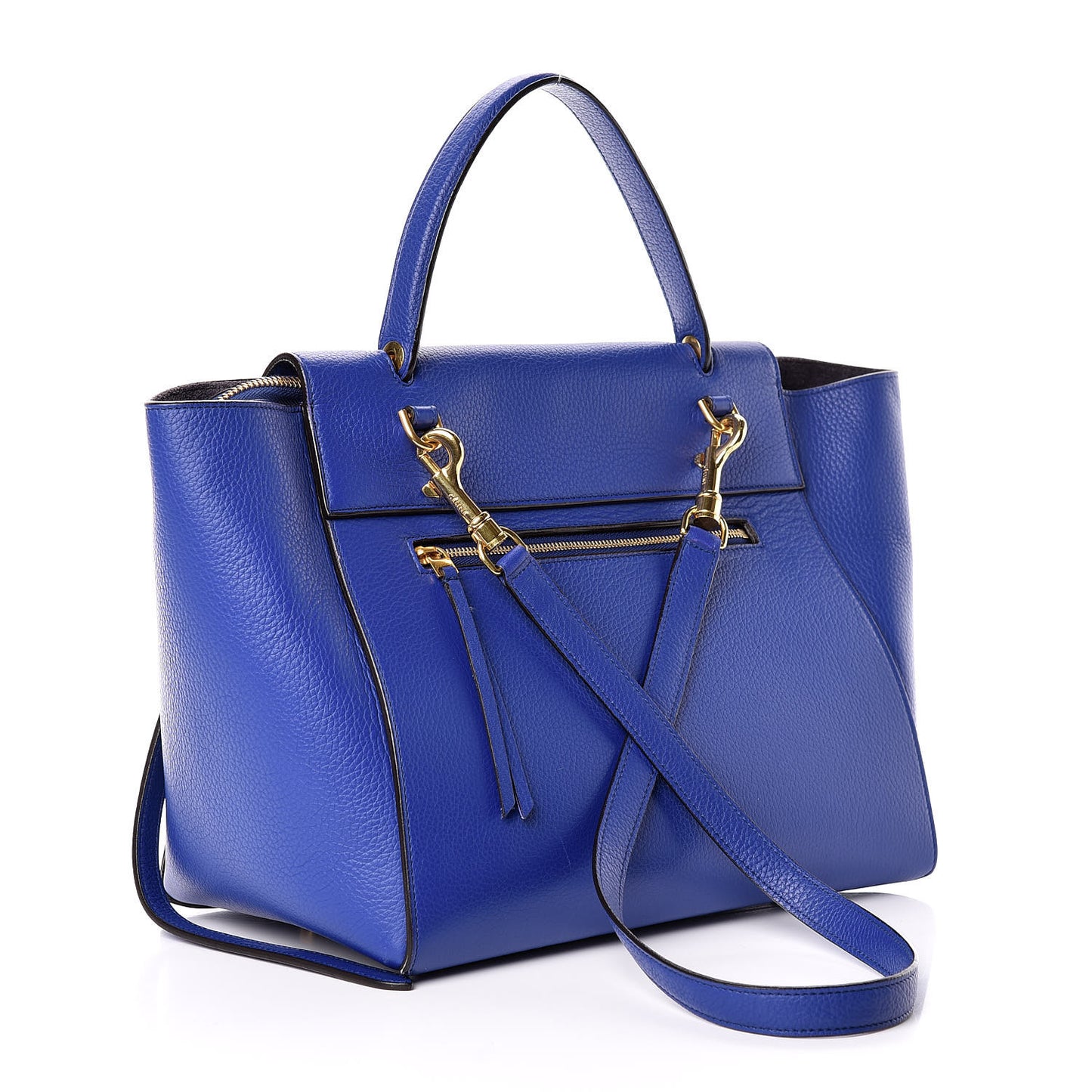 Grained Calfskin Mini Belt Bag Indigo
