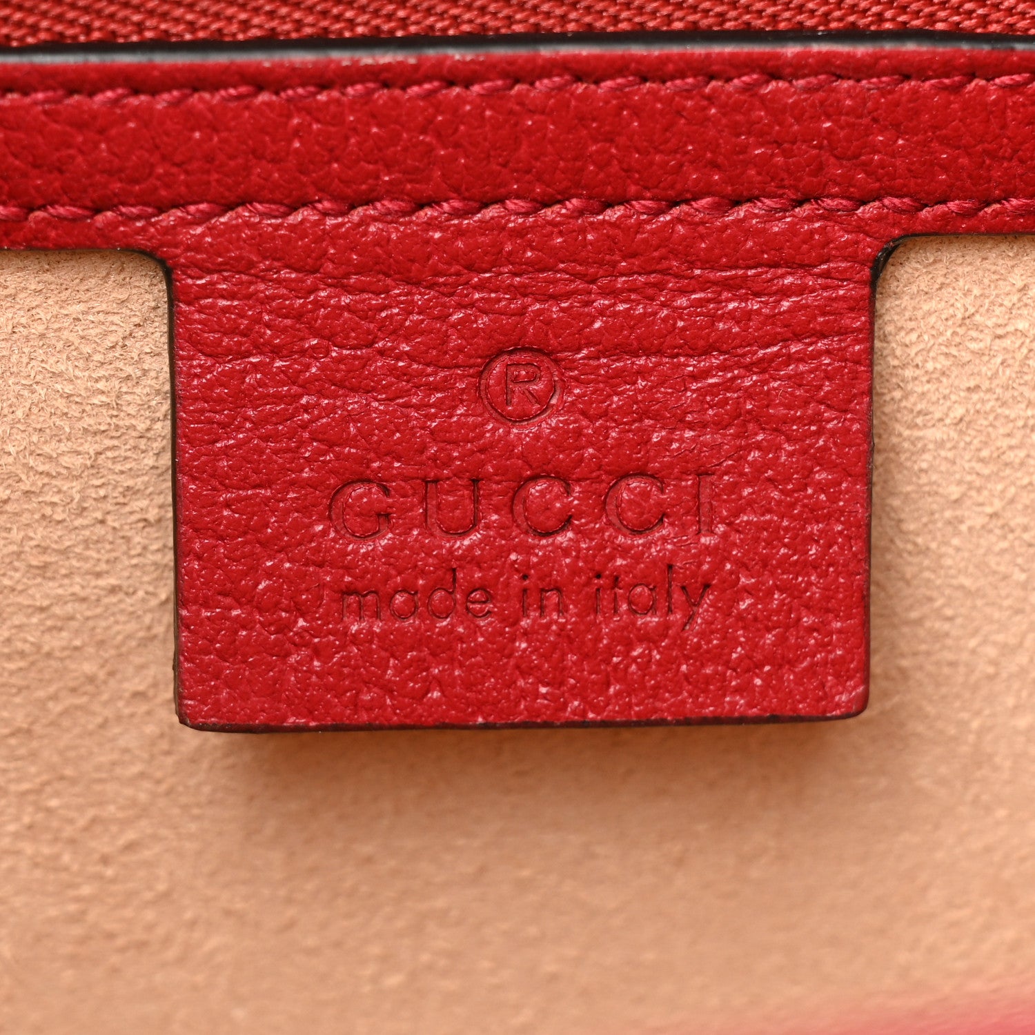 Gucci GG Supreme Monogram Small Queen Margaret Top Handle Bag Red 7 of 18