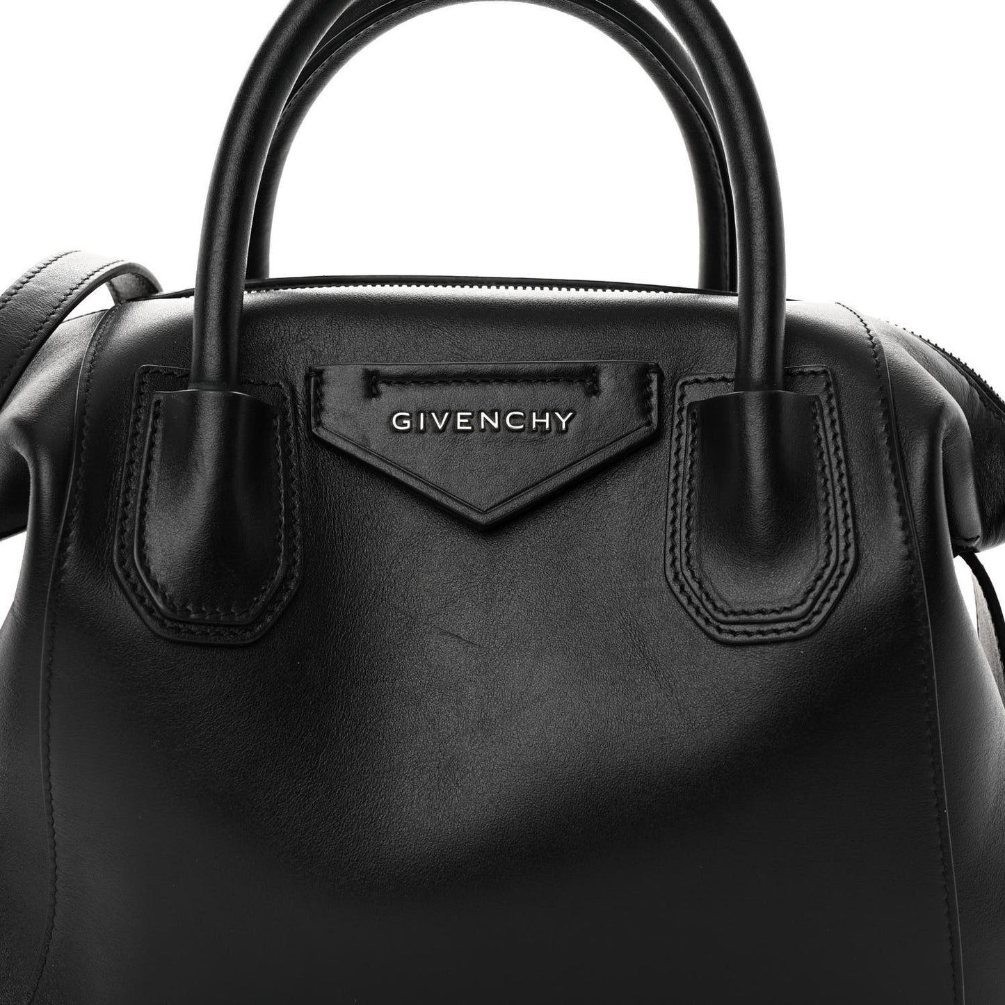 Smooth Calfskin Small Soft Antigona Black