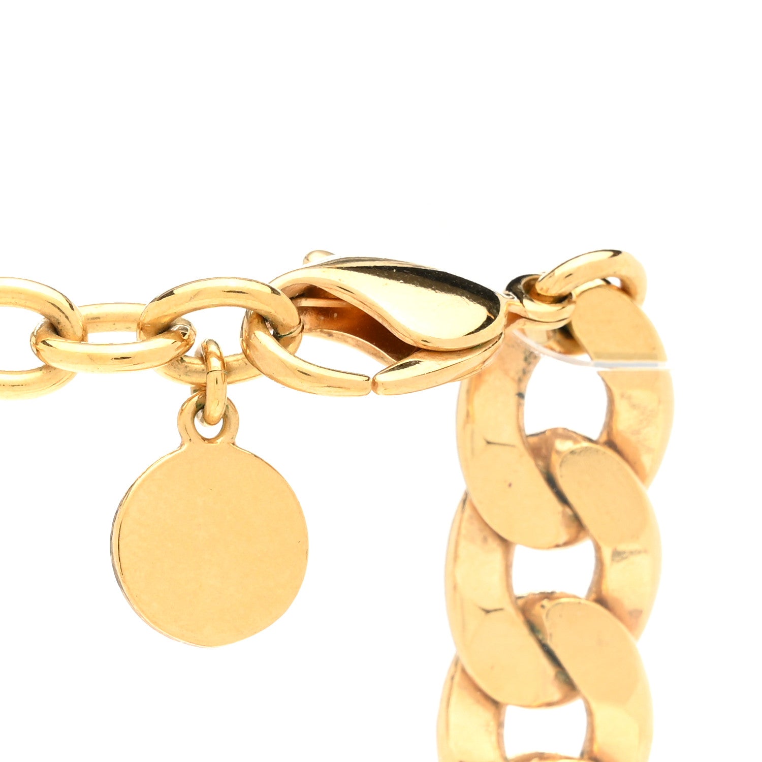 Christian Dior Metal Danseuse Etoile Chain Choker Necklace Gold 5 of 5