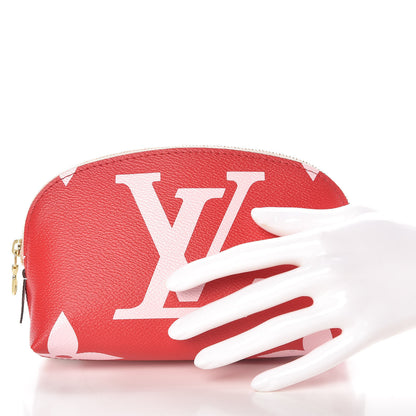 Louis Vuitton Monogram Giant Cosmetic Pouch Rouge 2 of 6