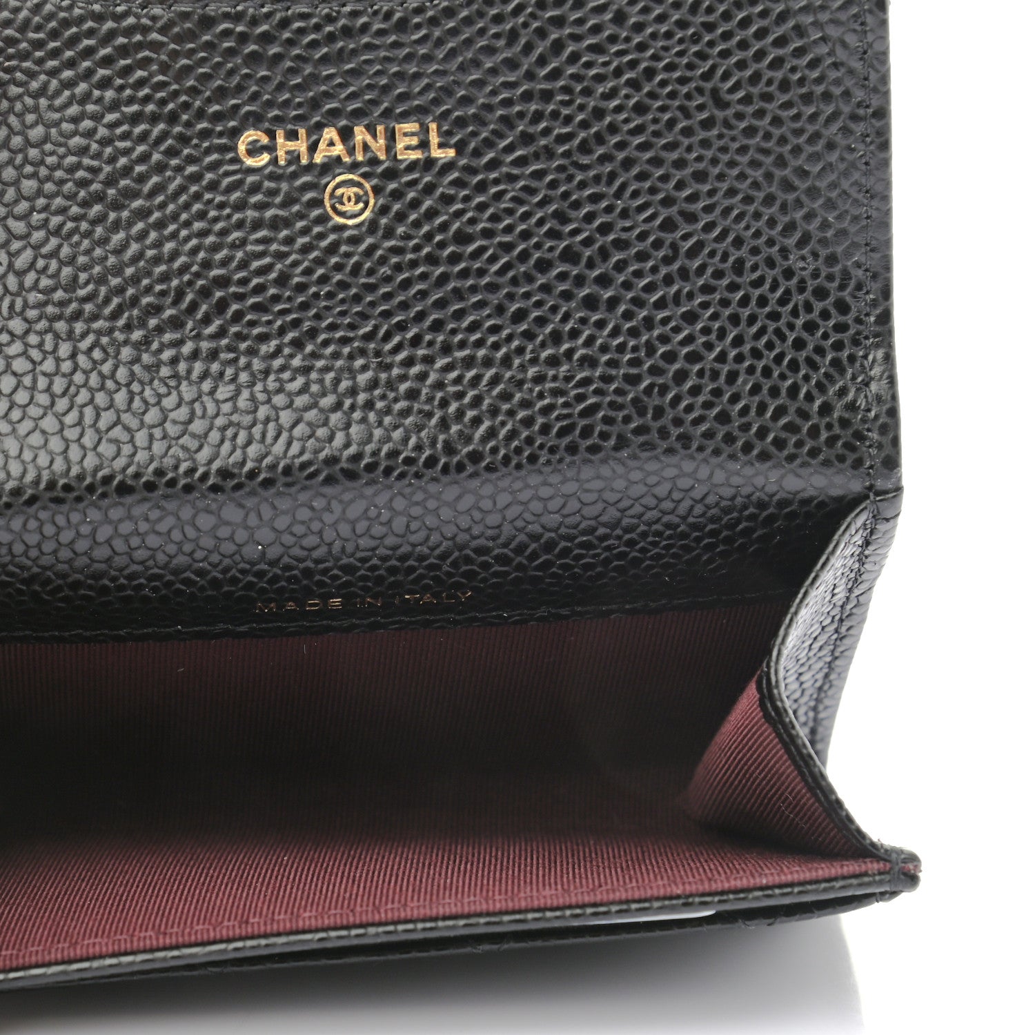 Chanel Caviar Quilted Flap Card Holder Wallet Black 5 of 8