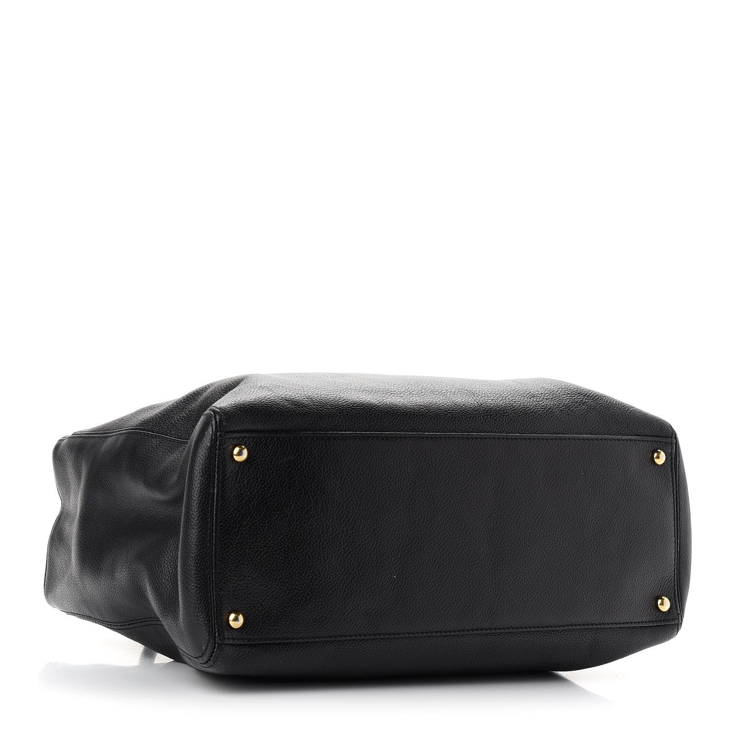 Chanel Calfskin Cerf Executive Shopper Tote Black 5 of 12