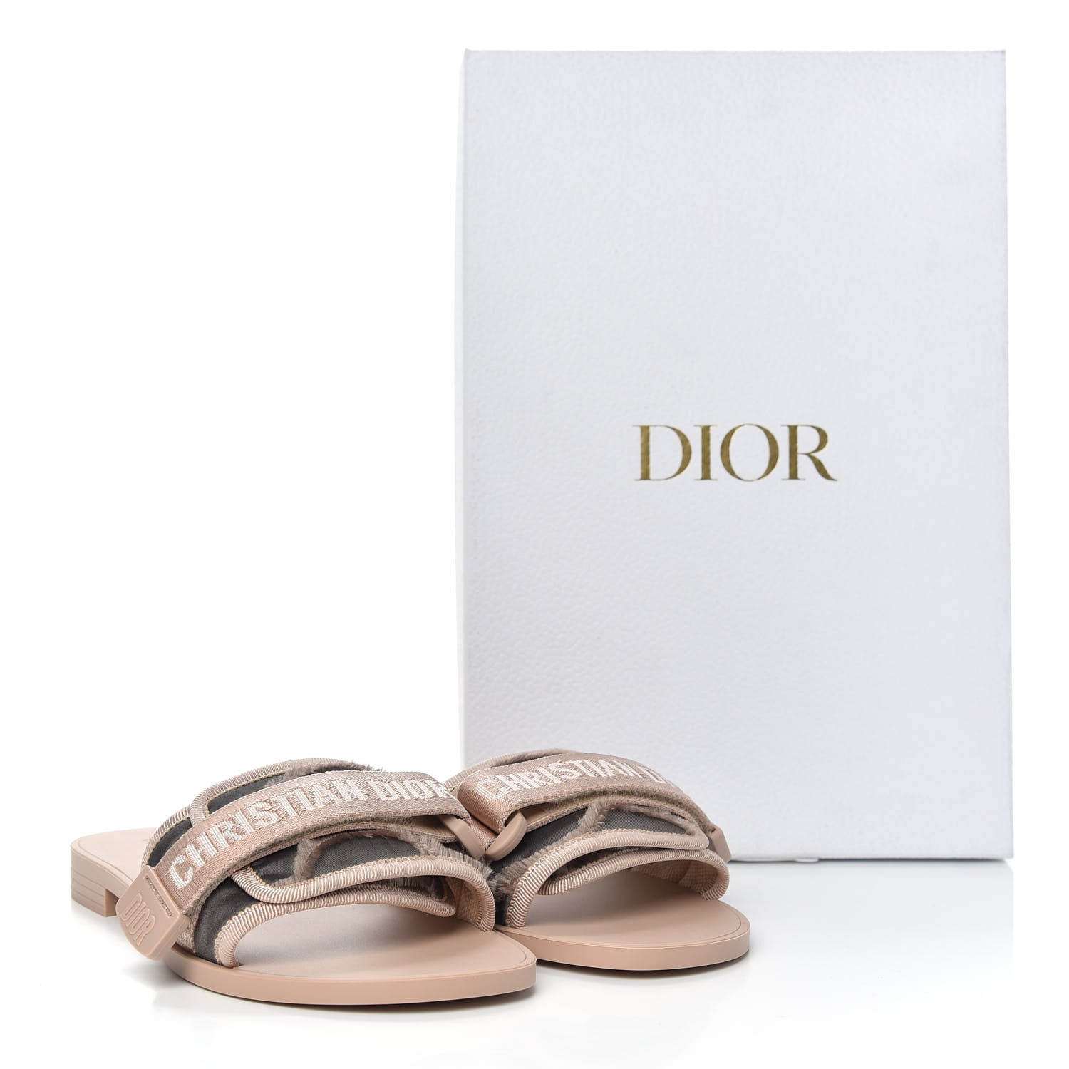 Christian Dior Canvas Nylon Camouflage Dior(e)volution Mule Slide Sandals 36 Nude 11 of 11