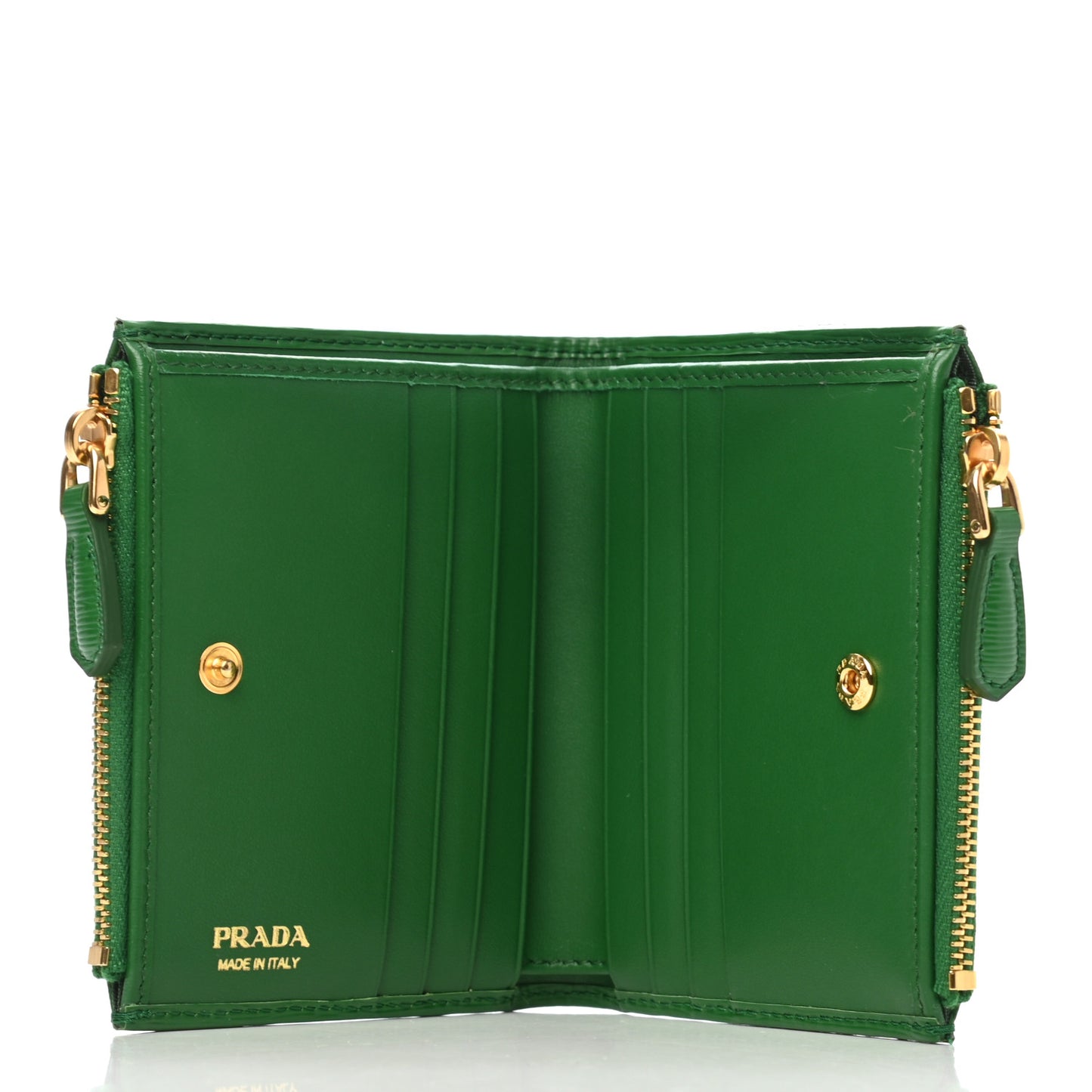 Vitello Move Zip Coin Case Wallet Verde