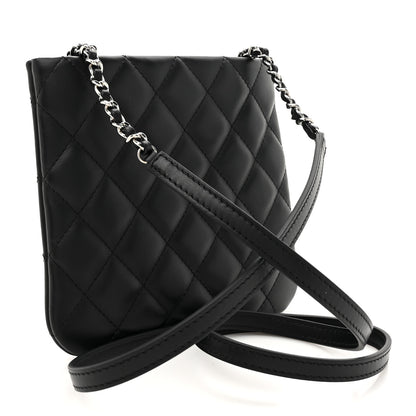 Chanel Lambskin Quilted Crossbody Bag Black 3 of 11