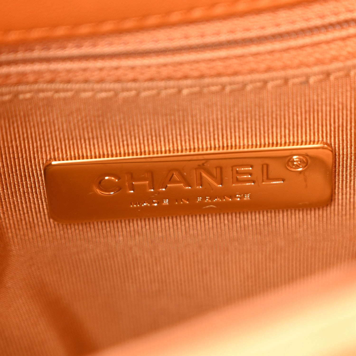 Chanel Lambskin Quilted Medium Chanel 19 Flap Light Brown 6 of 10