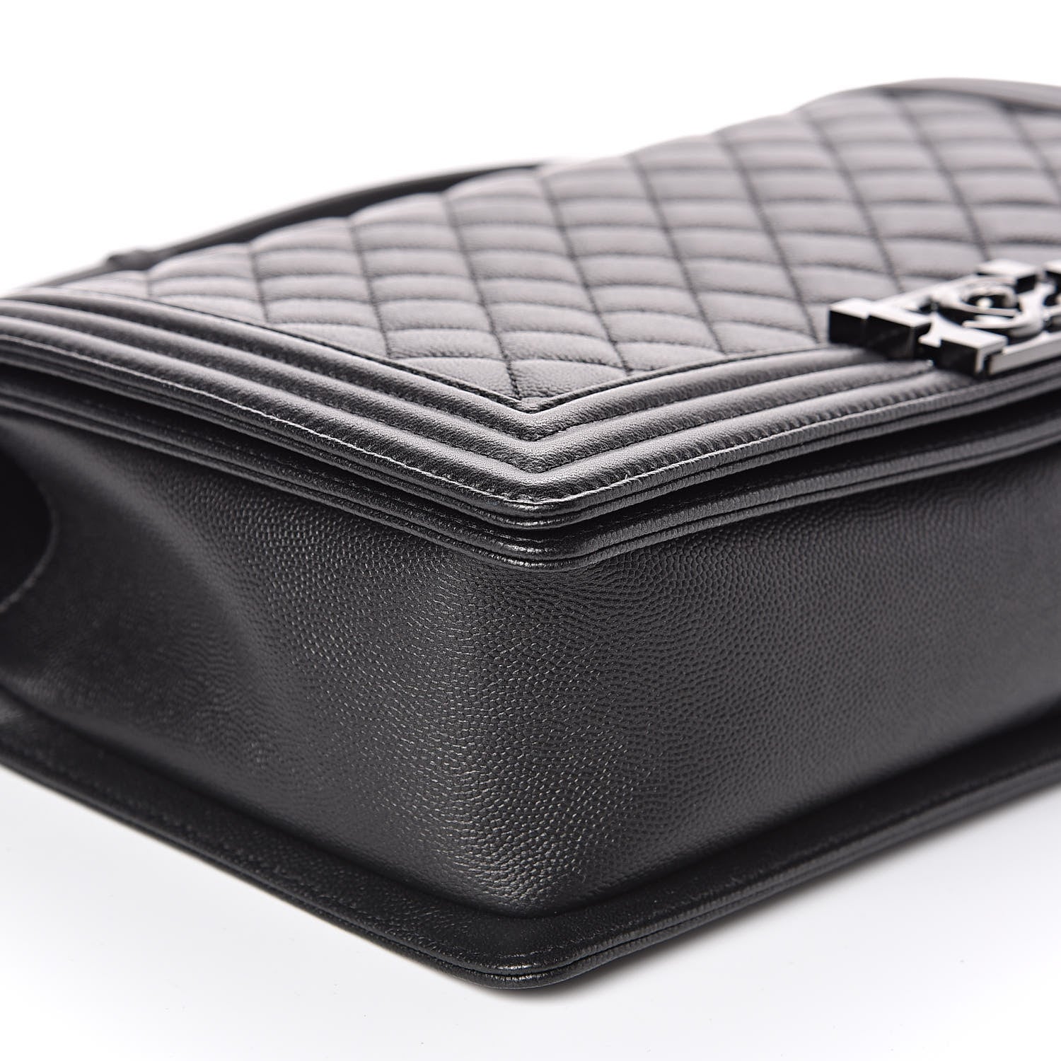 Chanel Caviar Quilted New Medium Boy Flap So Black 8 of 11