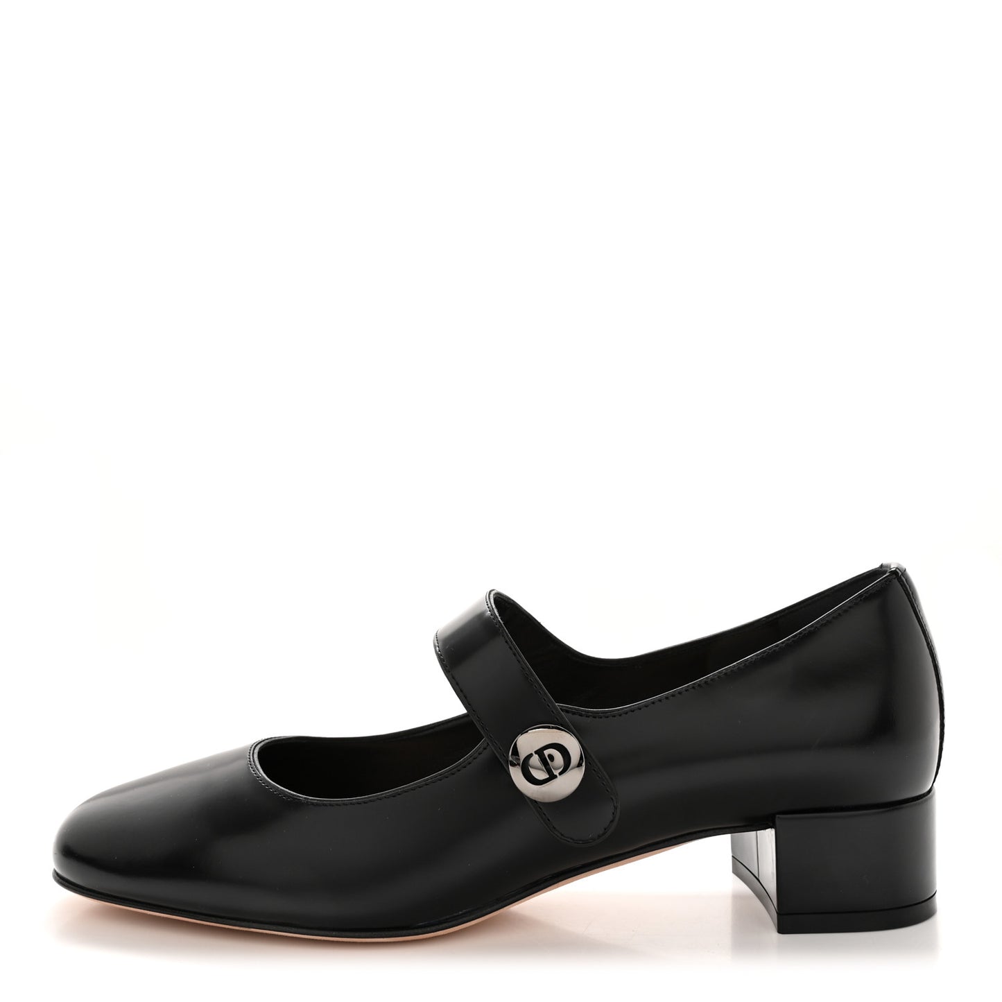 Brushed Calfskin Uniform 30mm Pumps 37 Black