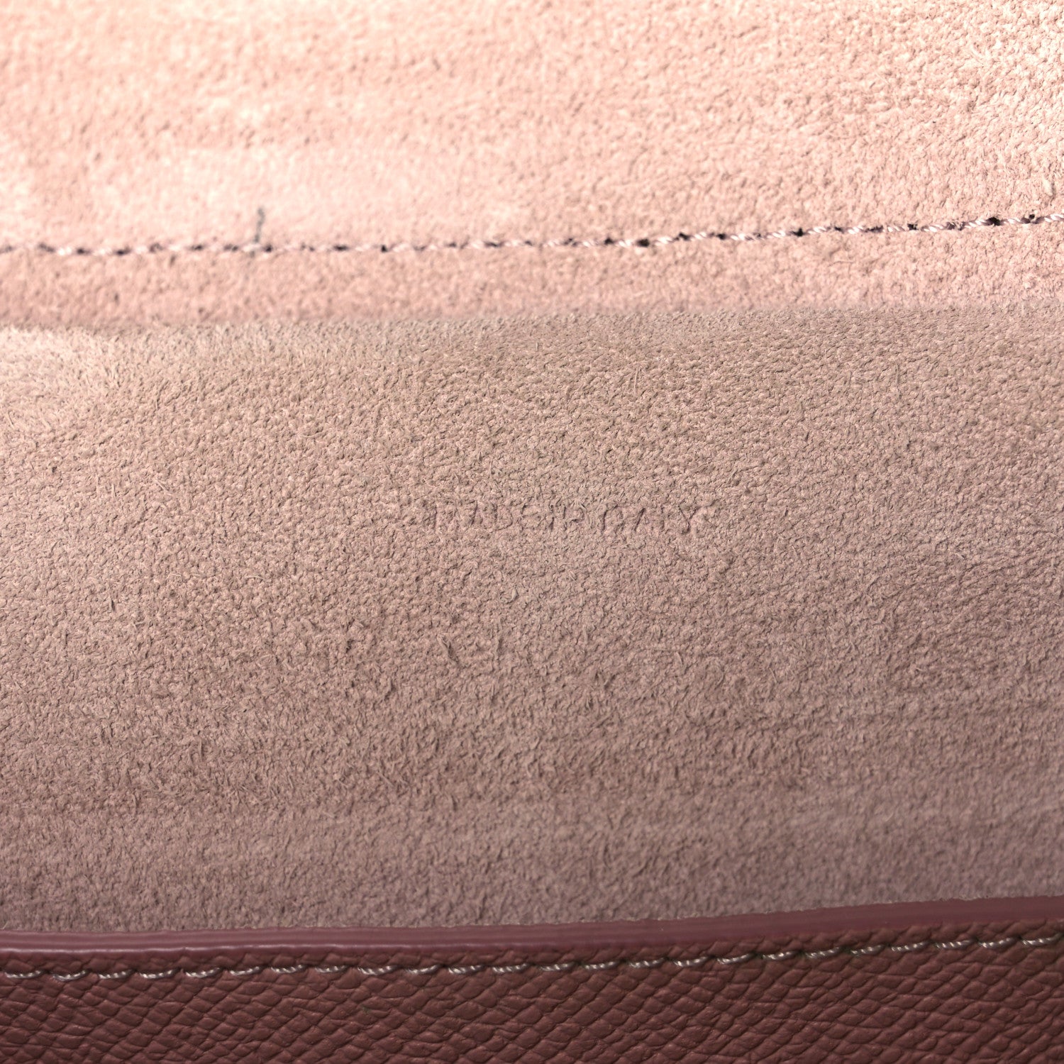 Celine Grained Calfskin Micro Belt Bag Vintage Pink 6 of 12