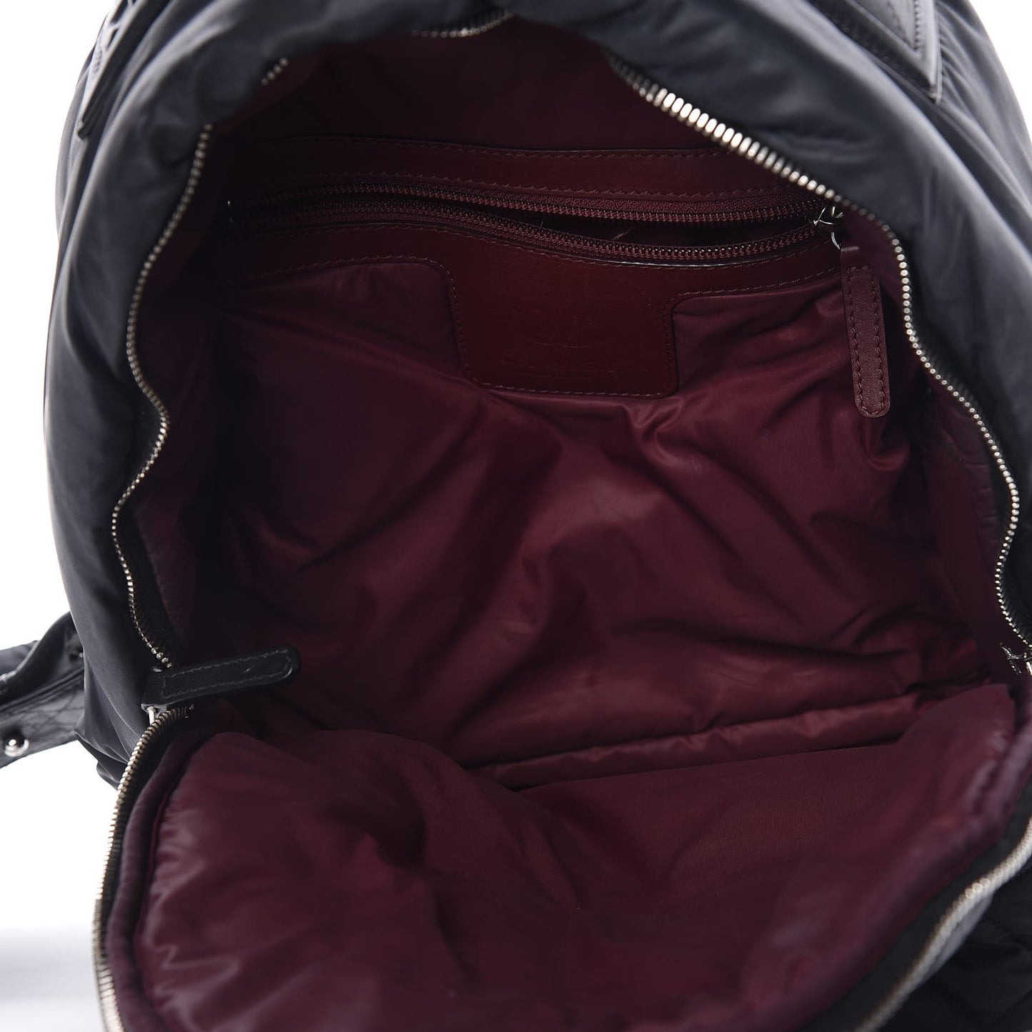 Nylon Quilted Coco Cocoon Backpack Black