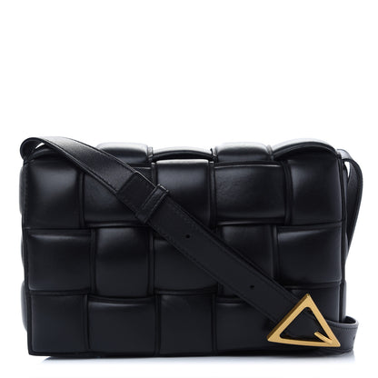 Bottega Veneta Nappa Maxi Intreccio Padded Cassette Crossbody Bag Black 1 of 10