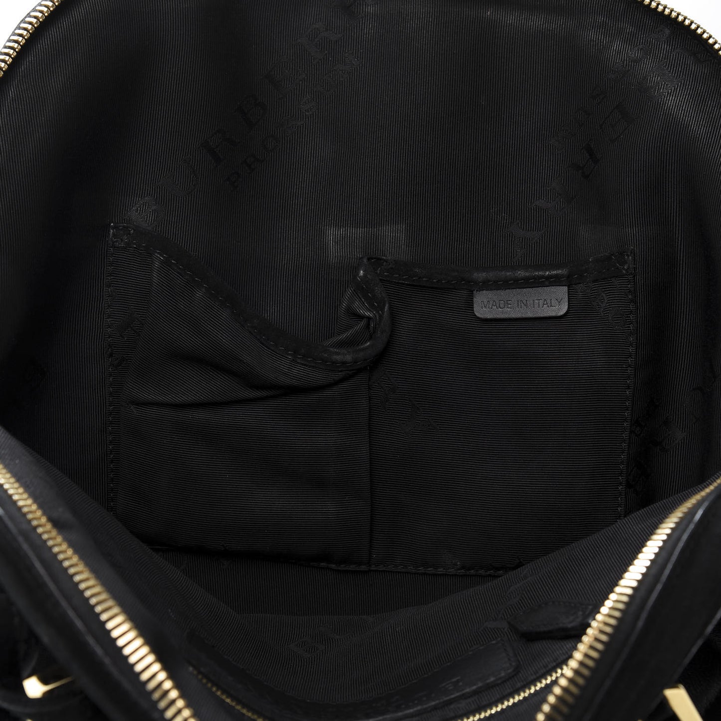 Prorsum Calfskin Quilted Country Animal Satchel Black