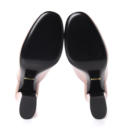 Gucci Malaga Kid Horsebit Princetown Mid Heel Mules 39 Crystal Pink 5 of 10