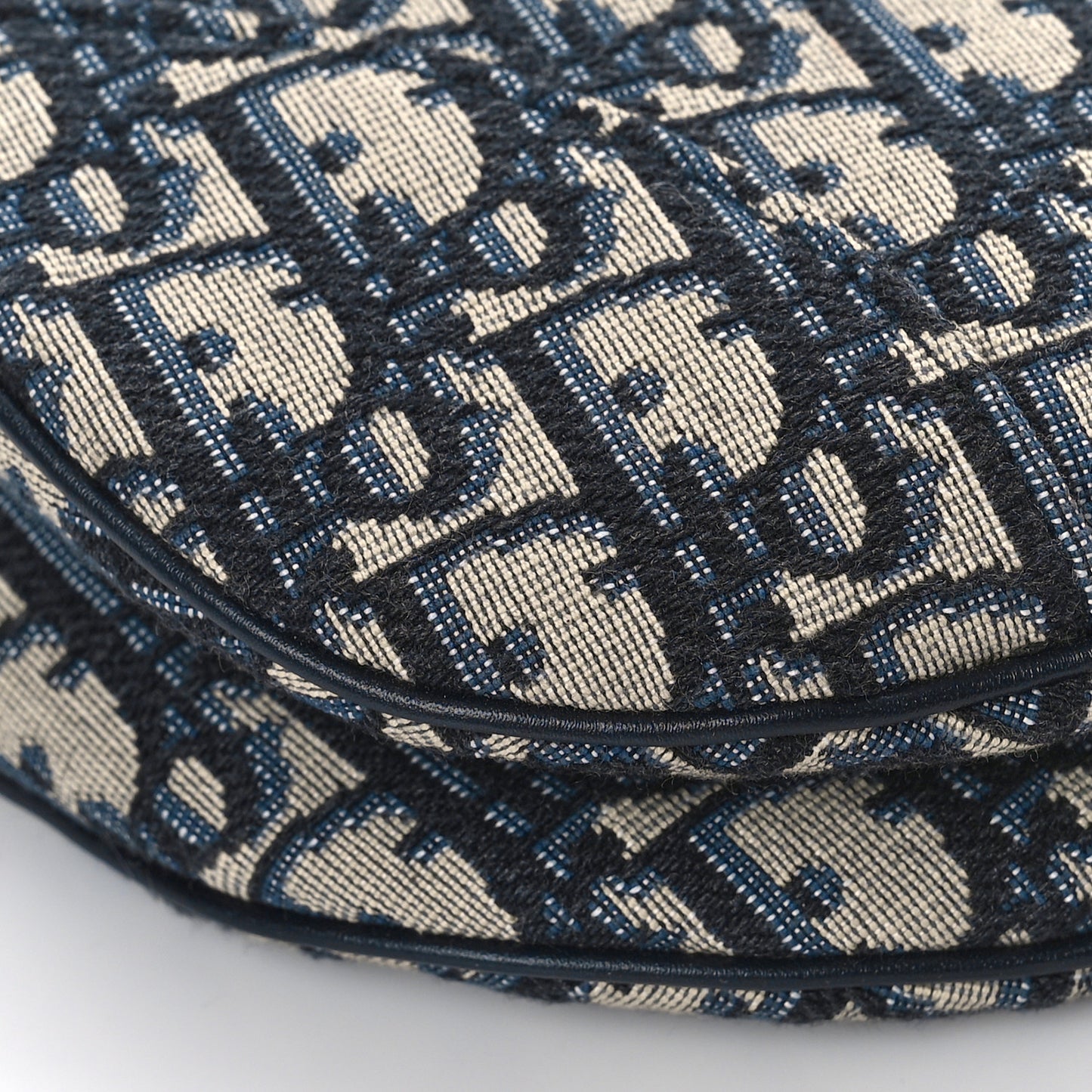 Oblique Saddle Bag Blue