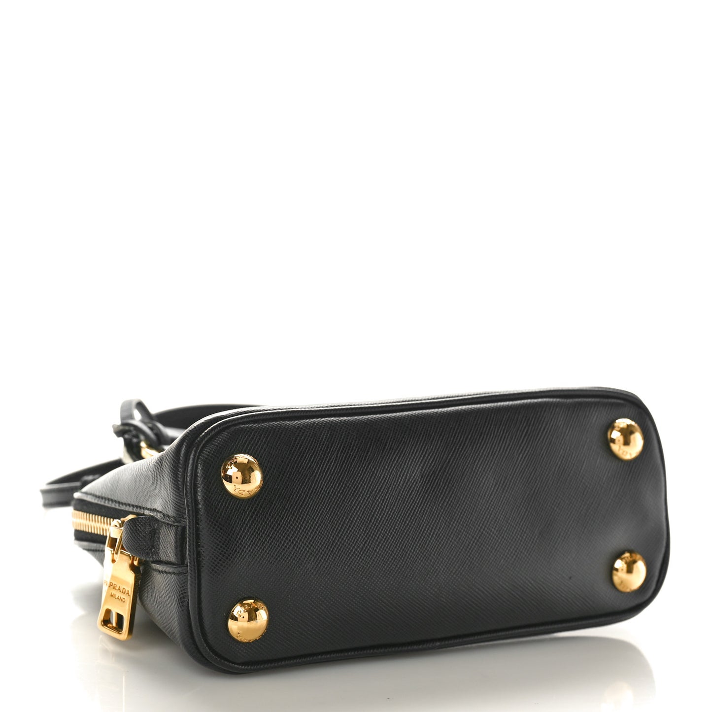 Saffiano Lux Mini Promenade Tote Black