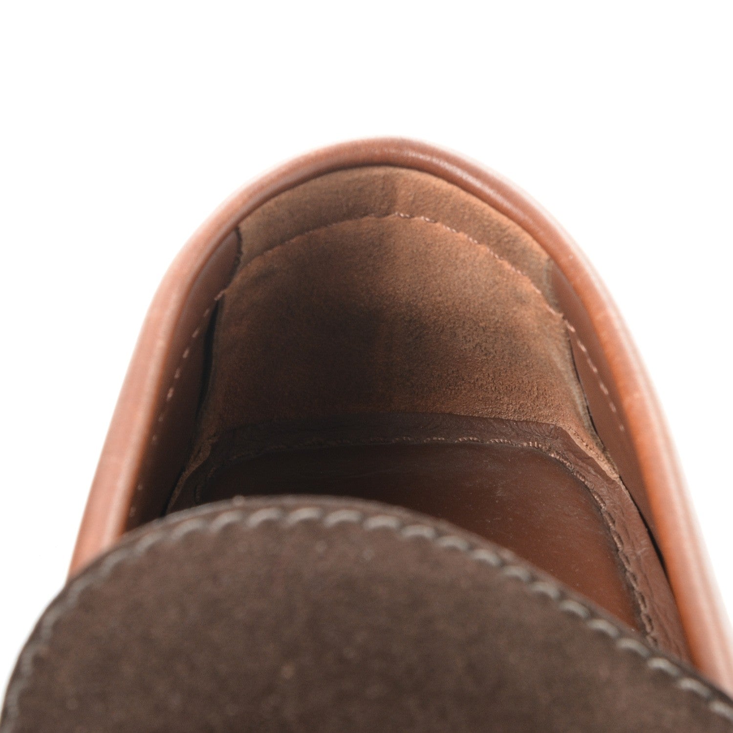 Louis Vuitton Suede Hockenheim Loafers 7 Brown 10 of 10