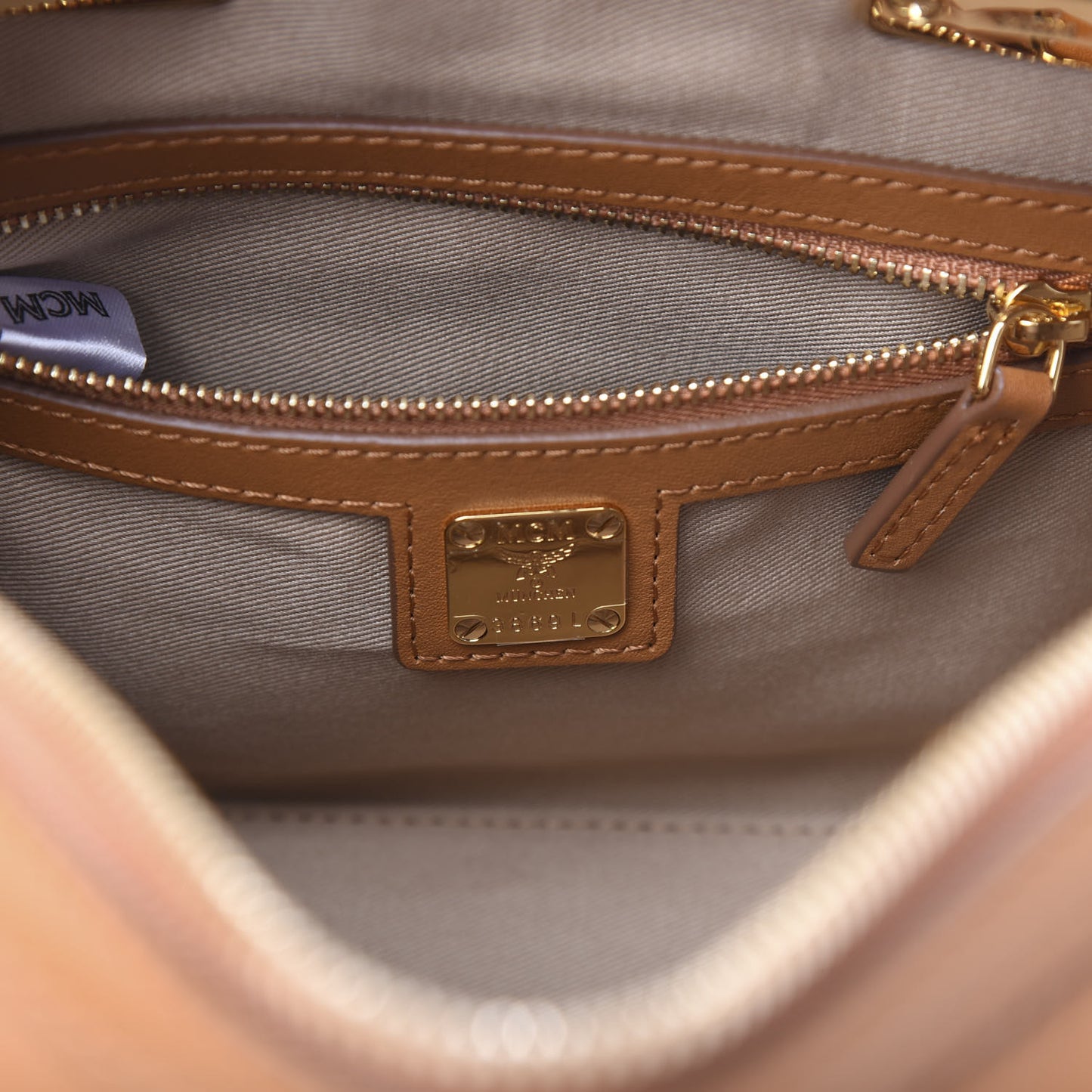 Calfskin Ottomar Monogram Essential Boston Bag Cognac
