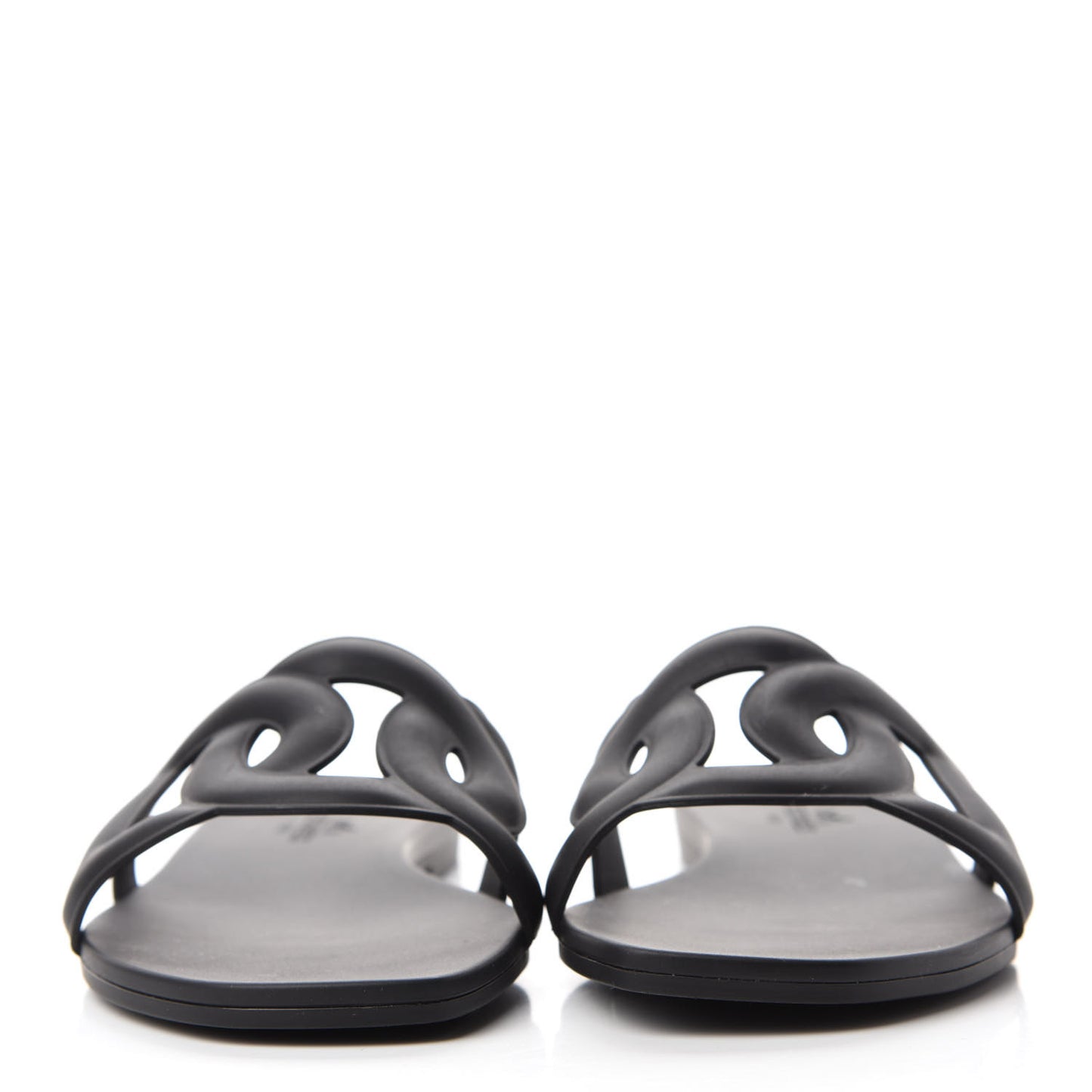 Rubber Aloha Sandals 35 Black