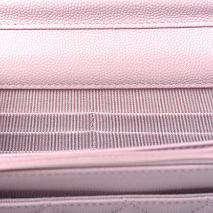 Chanel Caviar Quilted Wallet On Chain WOC Light Pink 9 of 18
