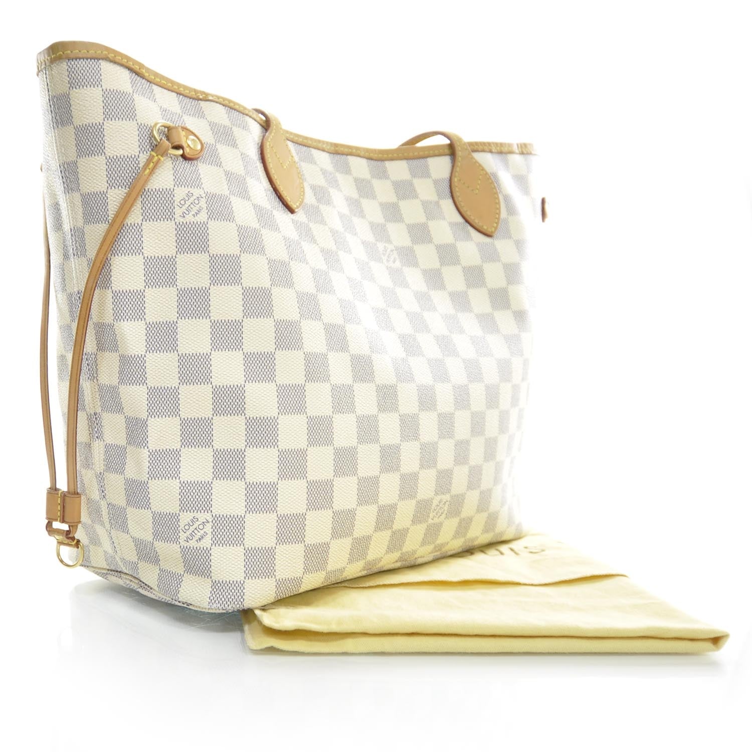Louis Vuitton Damier Azur Neverfull MM 3 of 9
