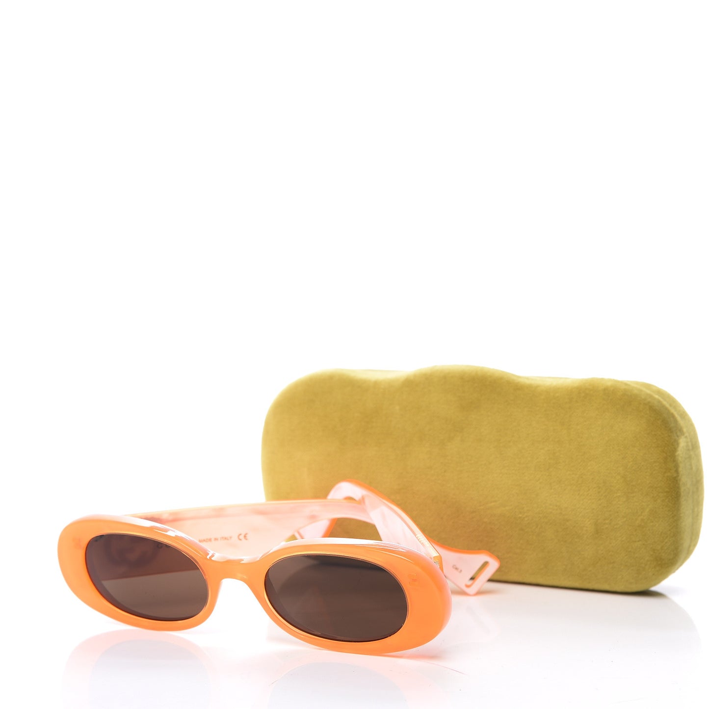 Acetate Oval Sunglasses GG0517S Orange