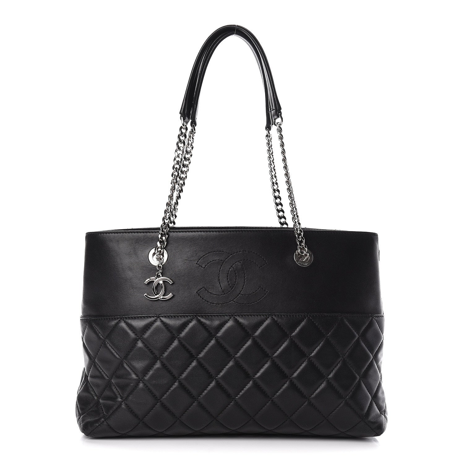 Chanel Lambskin Quilted Medium Urban Delight Tote Black 1 of 12