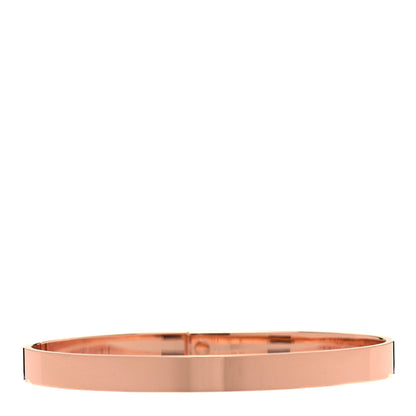 Hermes 18K Rose Gold Diamond PM Kelly Bracelet SH 3 of 4