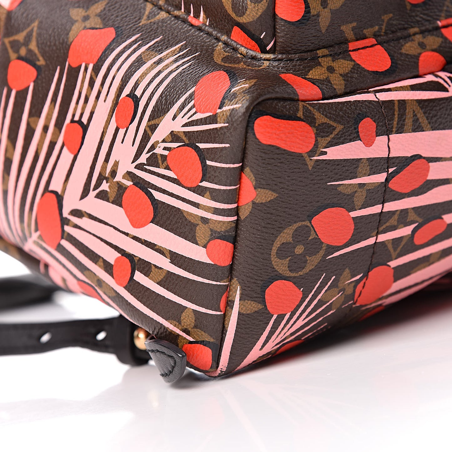 Monogram Jungle Dots Palm Springs Backpack PM Sugar Pink Poppy