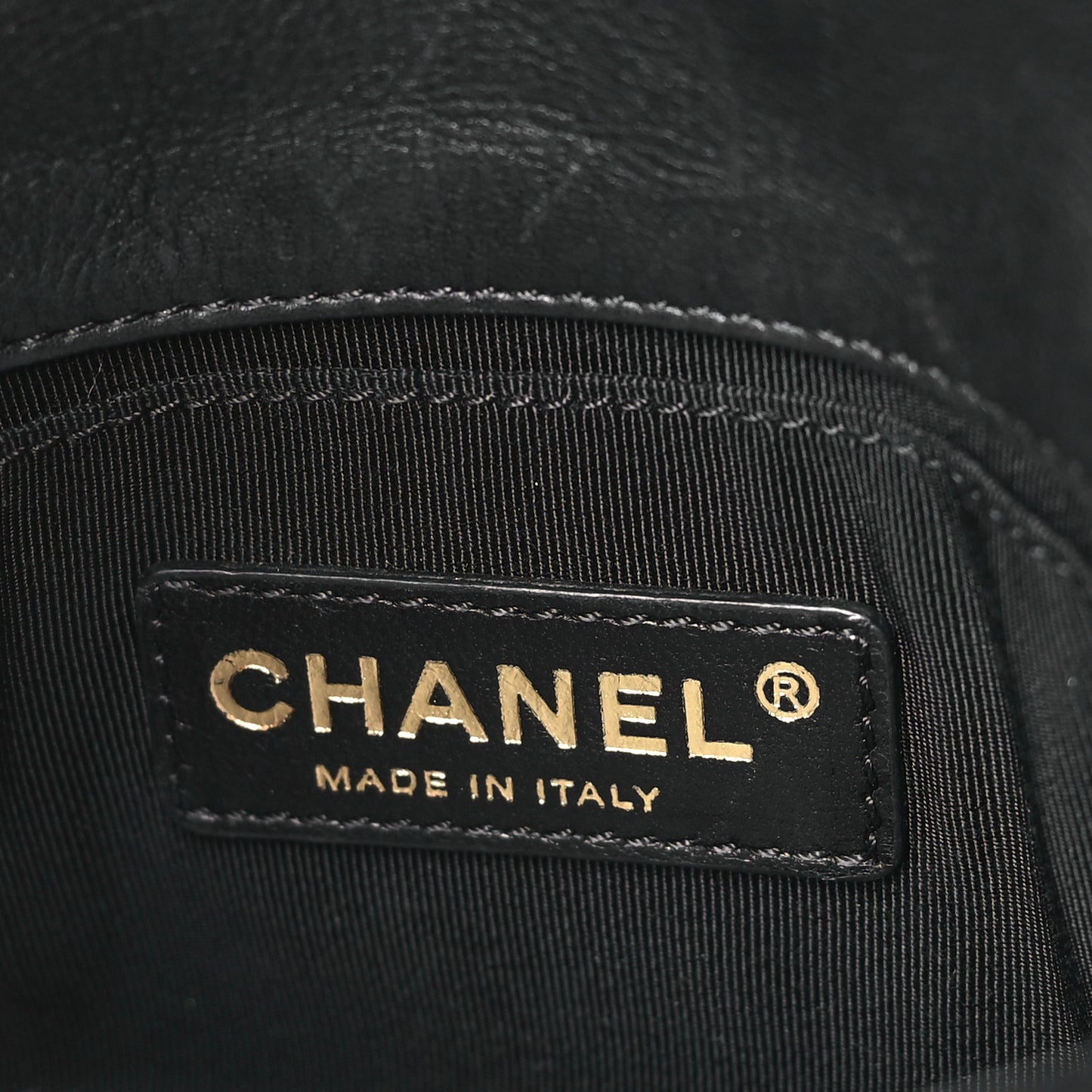 Calfskin Mini Chain Me Flap Black
