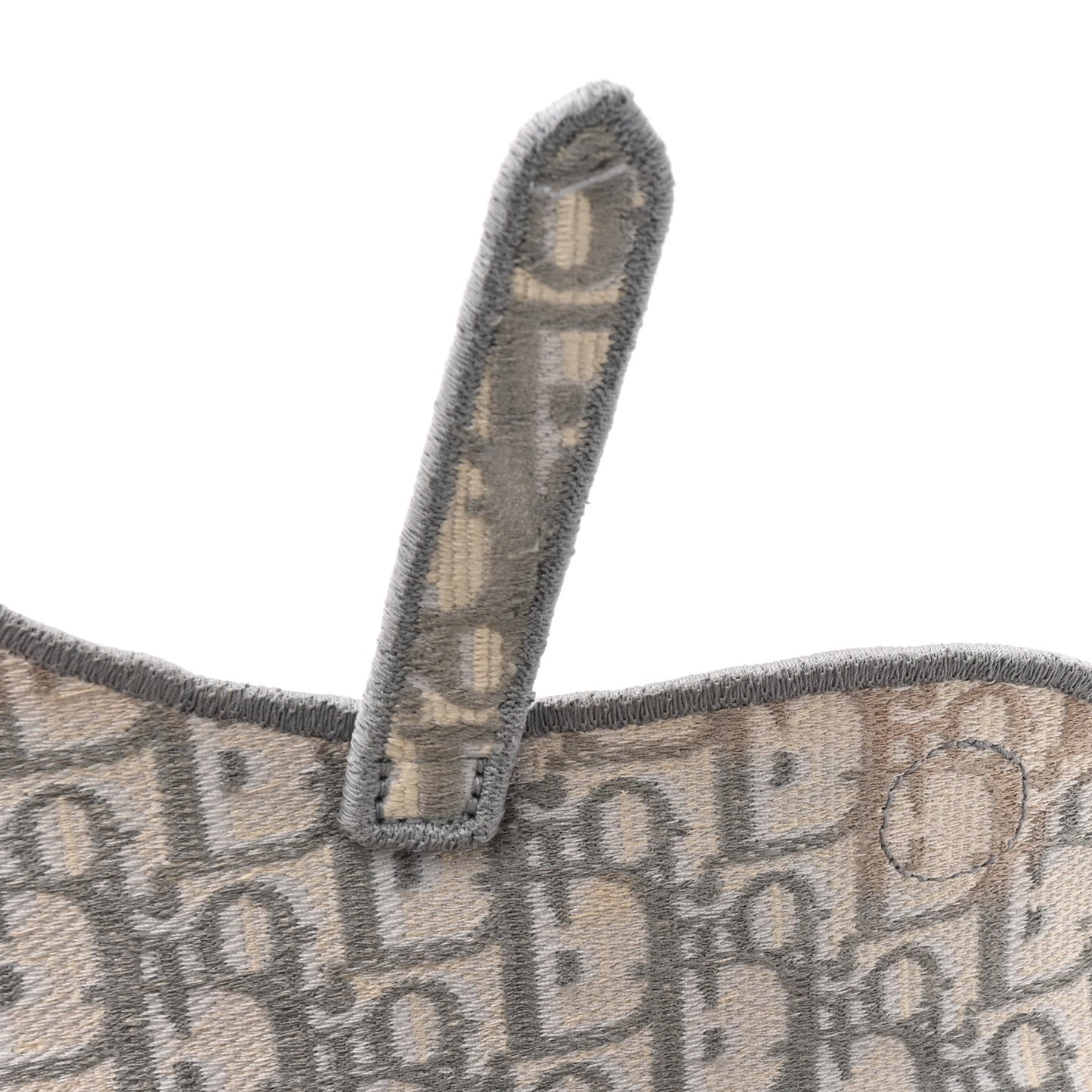 Oblique Slim Saddle Pouch Grey