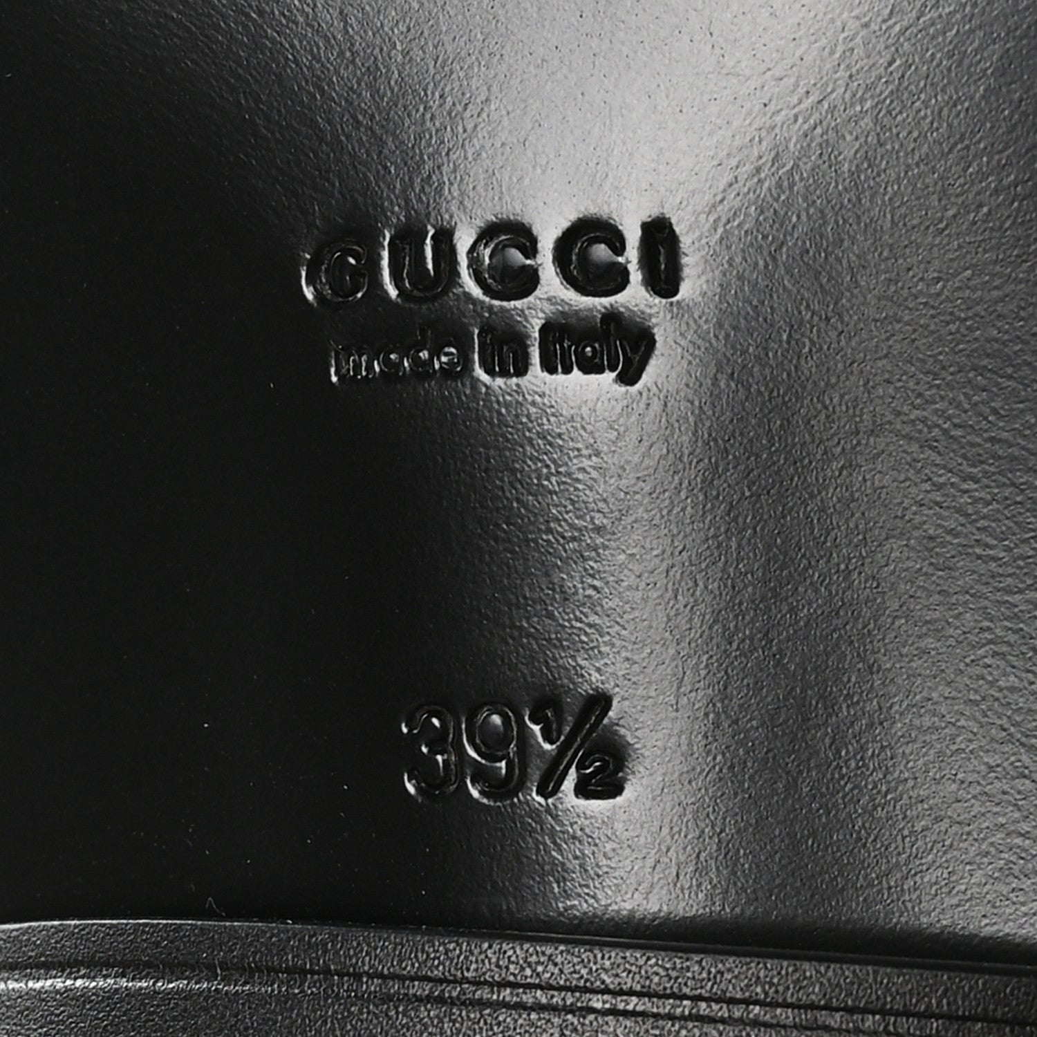 Gucci Calfskin Zelda Harness Riding Boots 39.5 Black Amber 7 of 9