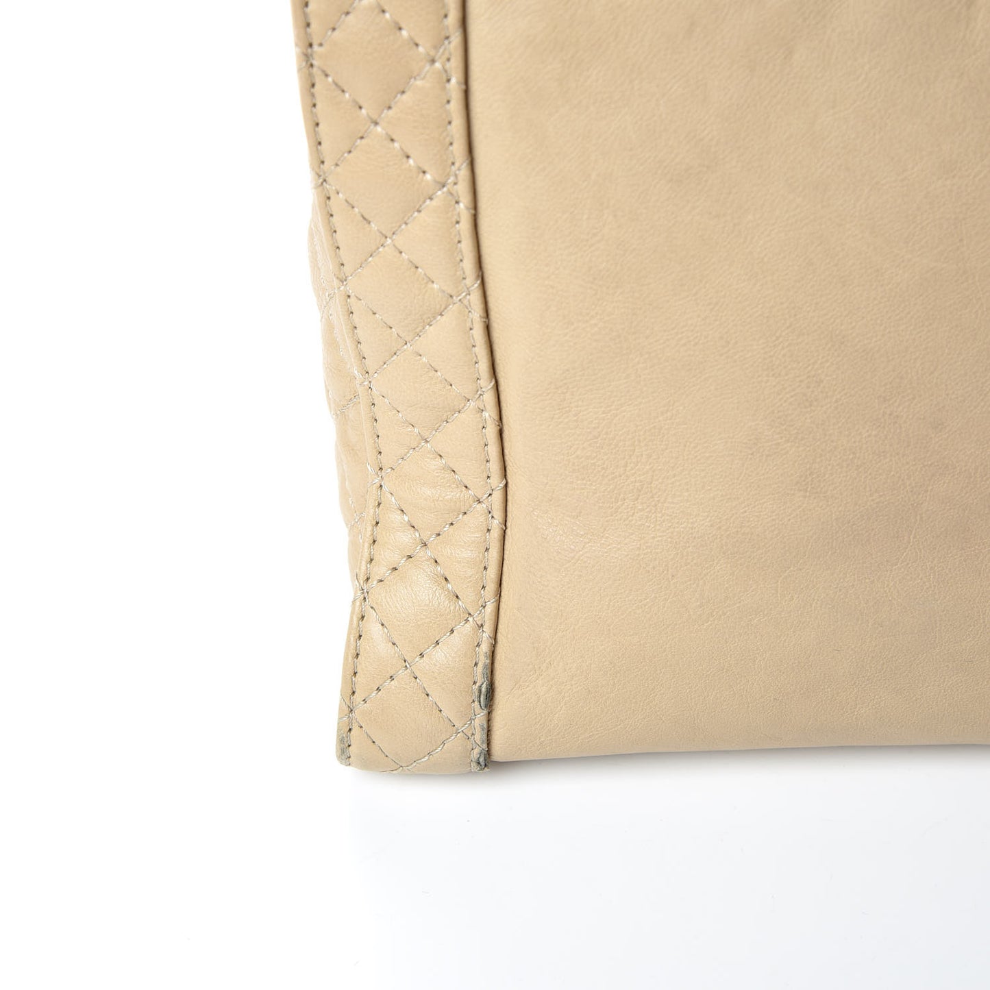 Lambskin Boy Reverso Shopping Tote Beige