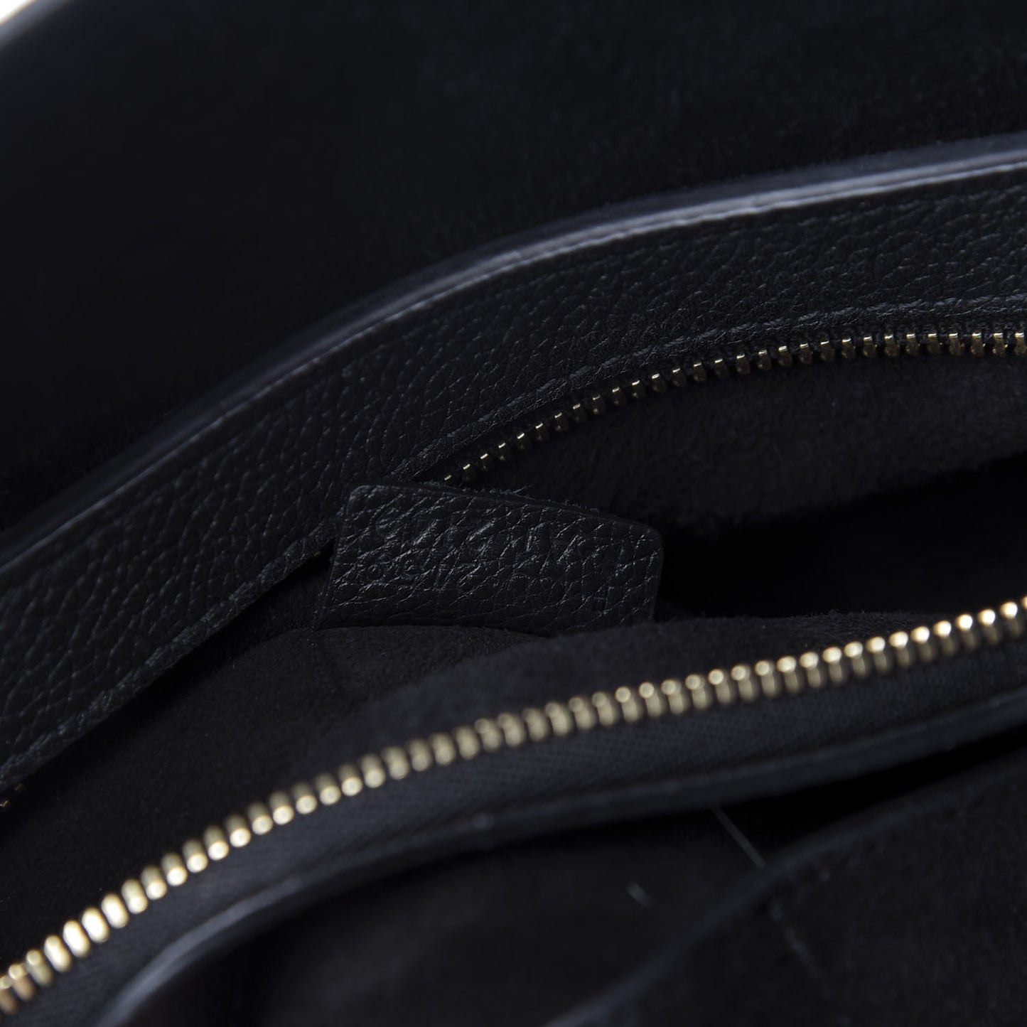 Soft Grained Calfskin Small Belt Cabas Phantom Black