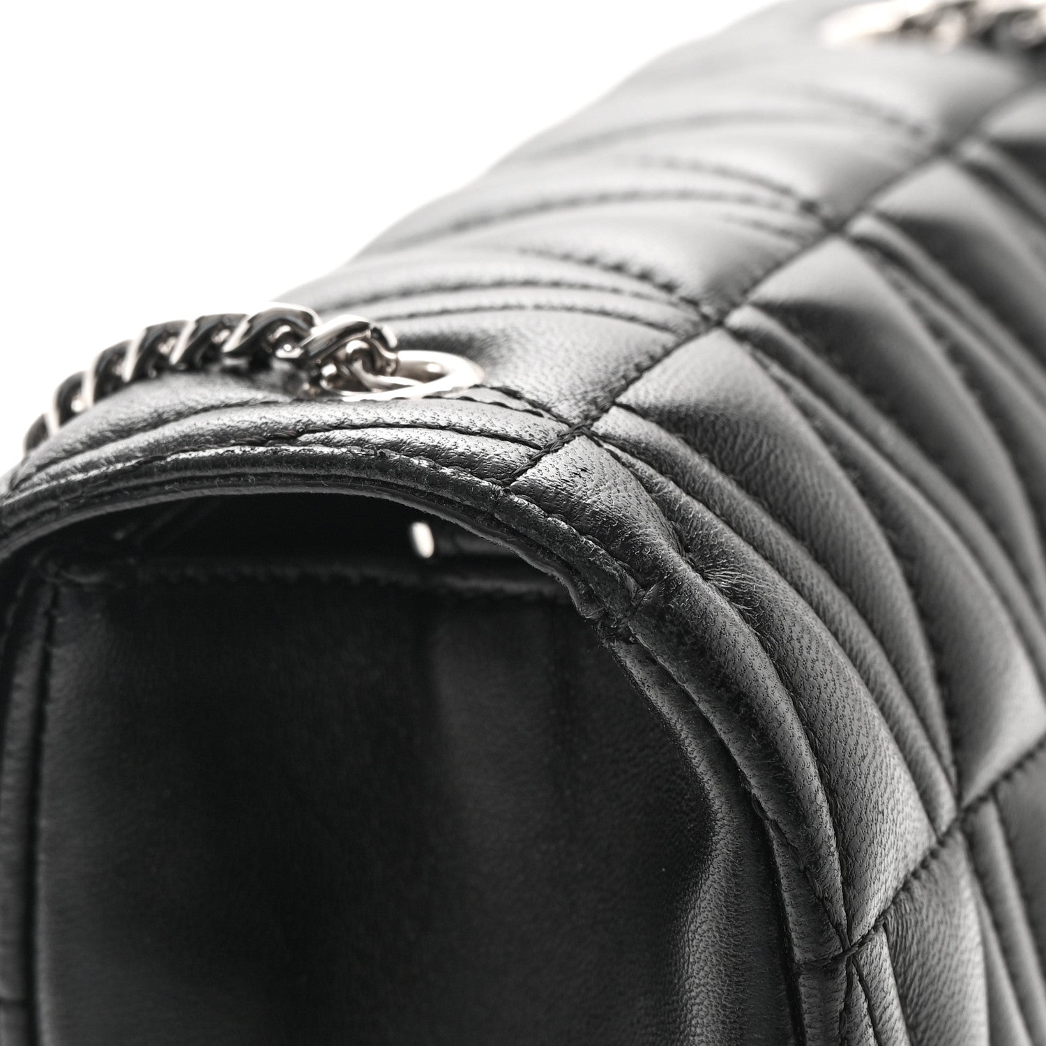 Versace Nappa Quilted Virtus Bag Black 15 of 17