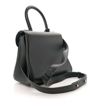 Delvaux Grained Calfskin Mini Brillant Satchel Black 4 of 16