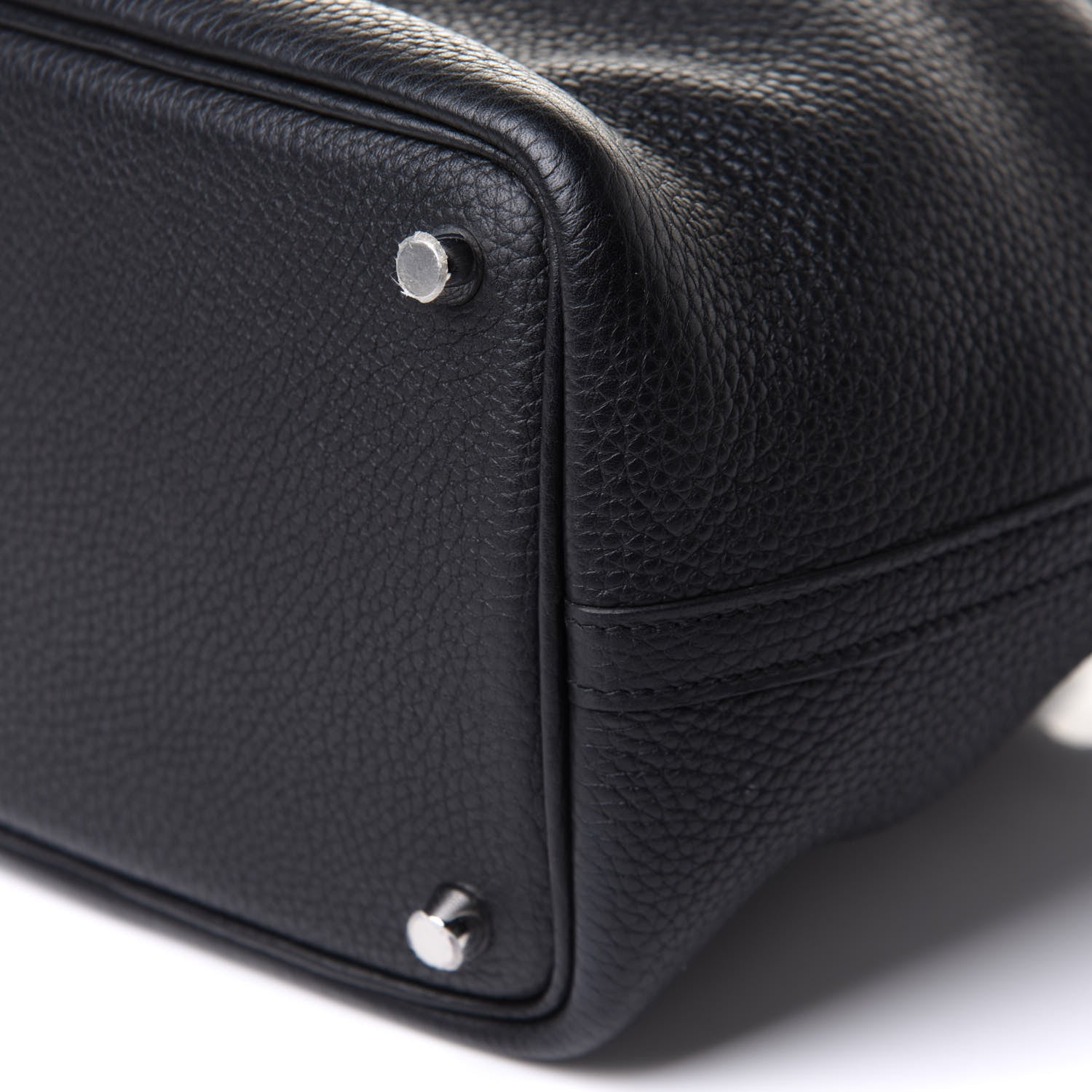 Hermes Taurillon Clemence Picotin Lock 18 PM Black 9 of 9