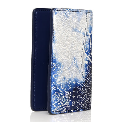 Louis Vuitton Cowhide Monogram Bandana Pocket Organizer Blue 3 of 7