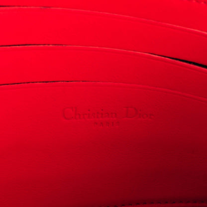 Christian Dior Calfskin Cannage New Lock Pouch Geranium 6 of 8